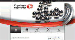 Desktop Screenshot of kugellager-hagenauer.com